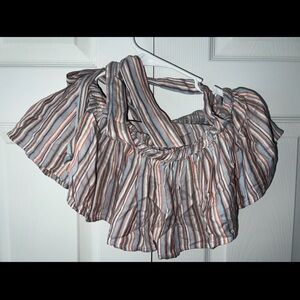 American Eagle Outfitters Multicolor Striped Blouse